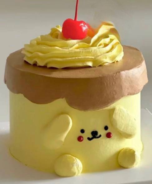 Pompompurin Cherry Cake