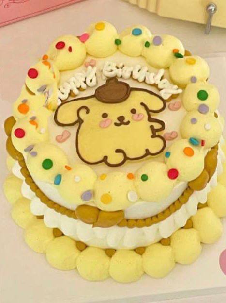 Pompompurin 2D Cake