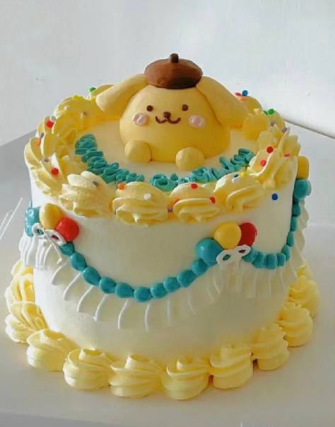 Pompompurin Vintage Cake