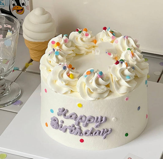 Classic Confetti Milky Cake